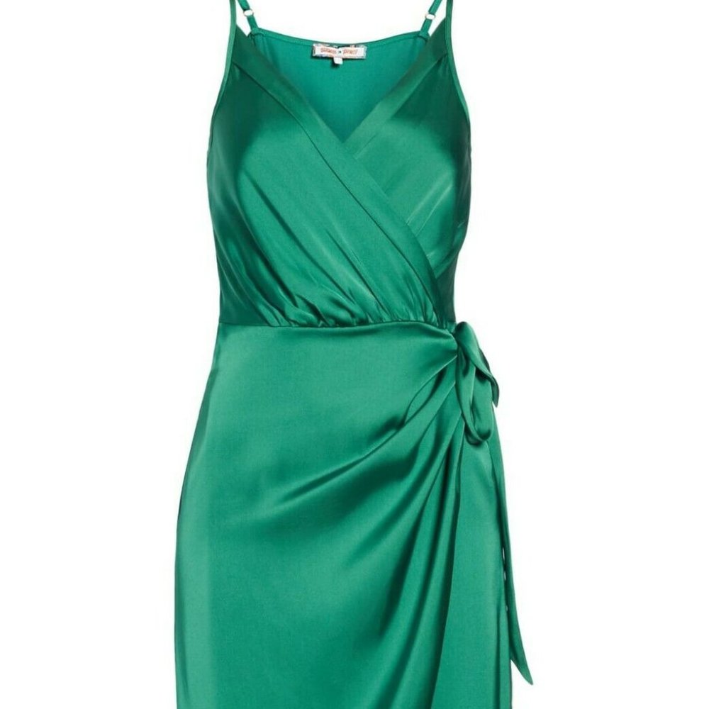 Tommy x Zendaya Satin Wrap Dress Size 4